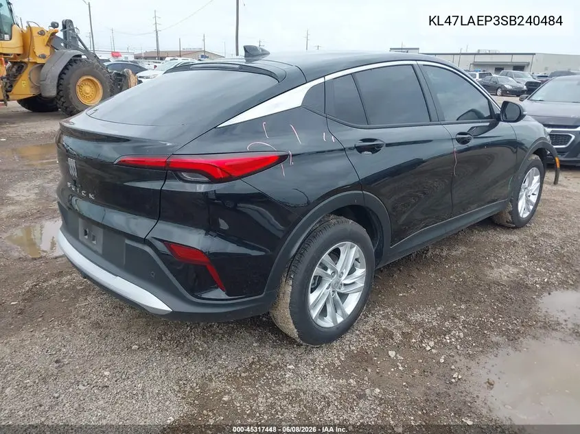 2025 Buick Envista Preferred Fwd VIN: KL47LAEP3SB240484 Lot: 45317448