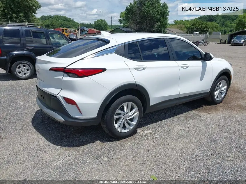 2025 Buick Envista Preferred Fwd VIN: KL47LAEP4SB137025 Lot: 45370464