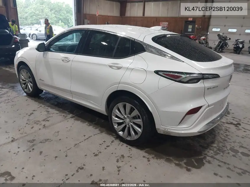 2025 Buick Envista Avenir Fwd VIN: KL47LCEP2SB120039 Lot: 45388581