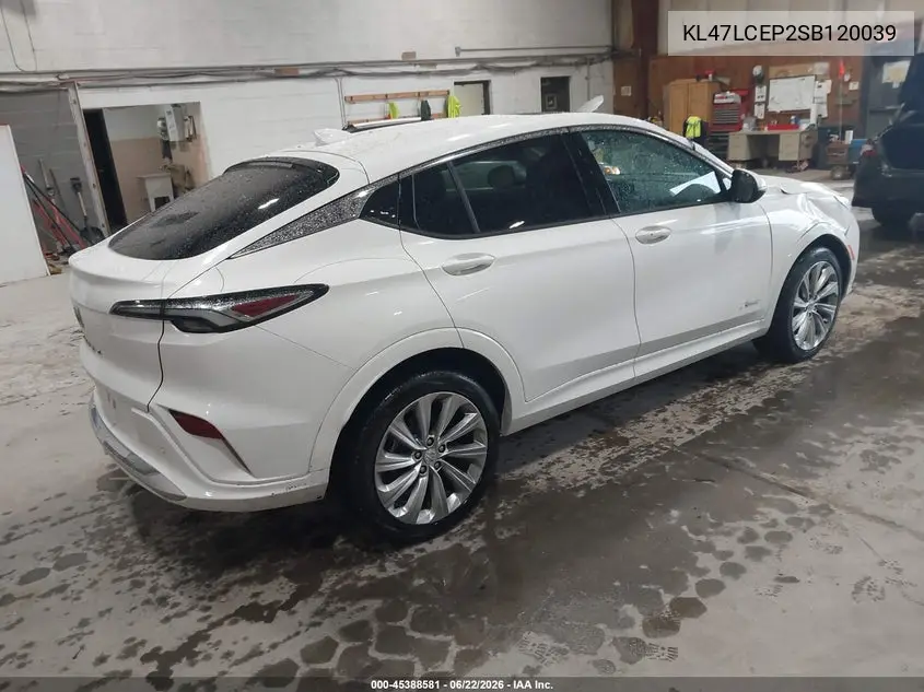 2025 Buick Envista Avenir Fwd VIN: KL47LCEP2SB120039 Lot: 45388581