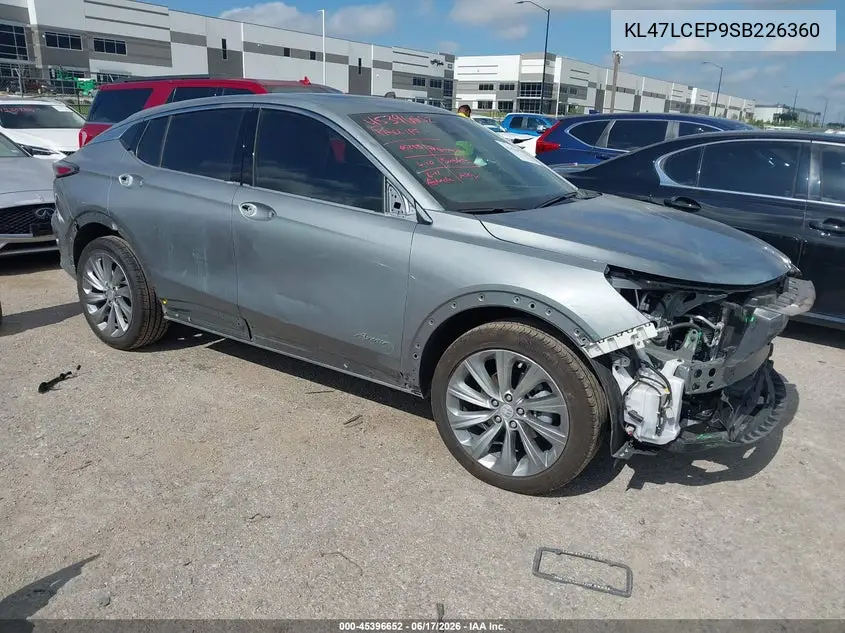 2025 Buick Envista Avenir Fwd VIN: KL47LCEP9SB226360 Lot: 45396652