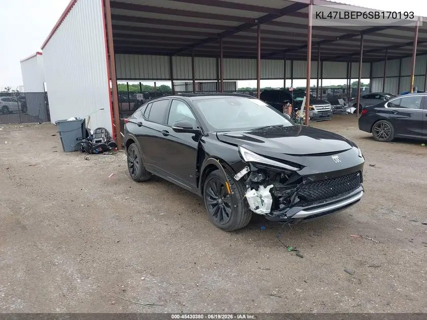 2025 Buick Envista Sport Touring Fwd VIN: KL47LBEP6SB170193 Lot: 45430380