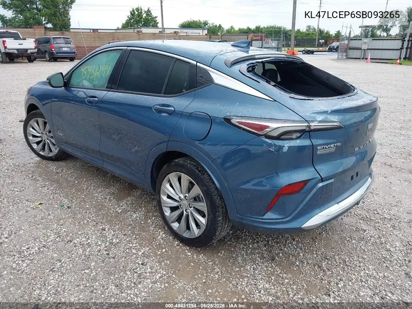 2025 Buick Envista Avenir Fwd VIN: KL47LCEP6SB093265 Lot: 45431294