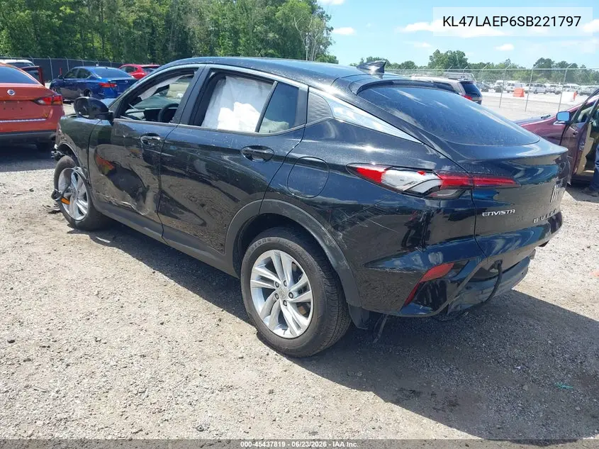 2025 Buick Envista Preferred Fwd VIN: KL47LAEP6SB221797 Lot: 45437819