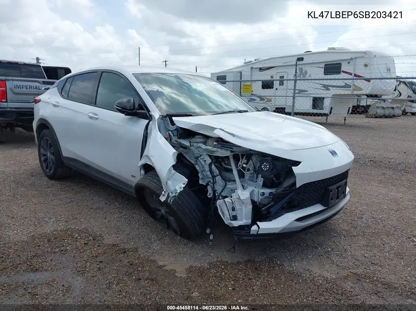 2025 Buick Envista Sport Touring Fwd VIN: KL47LBEP6SB203421 Lot: 45458114