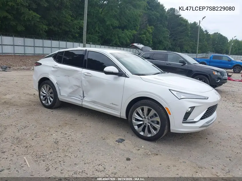 2025 Buick Envista Avenir Fwd VIN: KL47LCEP7SB229080 Lot: 45487920