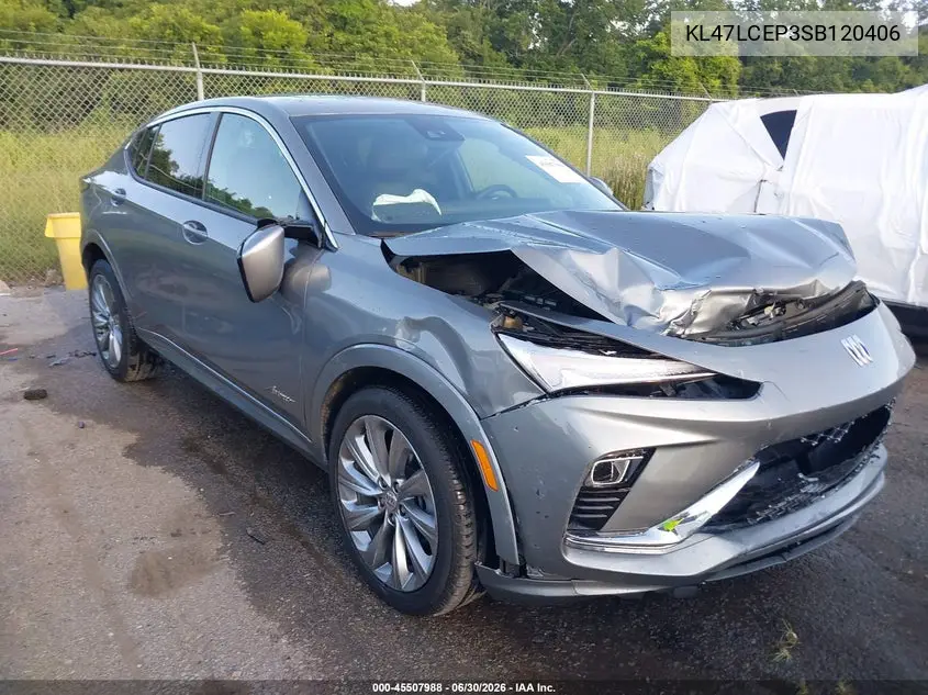 2025 Buick Envista Avenir Fwd VIN: KL47LCEP3SB120406 Lot: 45507988