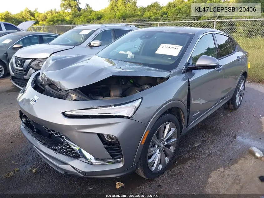 2025 Buick Envista Avenir Fwd VIN: KL47LCEP3SB120406 Lot: 45507988