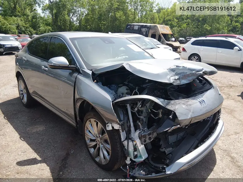 2025 Buick Envista Avenir Fwd VIN: KL47LCEP9SB191612 Lot: 45512422