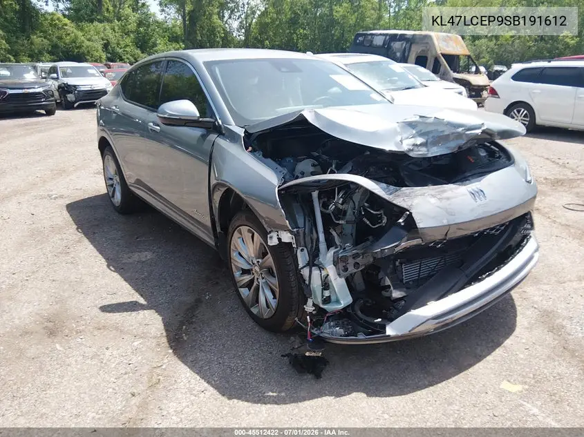 2025 Buick Envista Avenir Fwd VIN: KL47LCEP9SB191612 Lot: 45512422