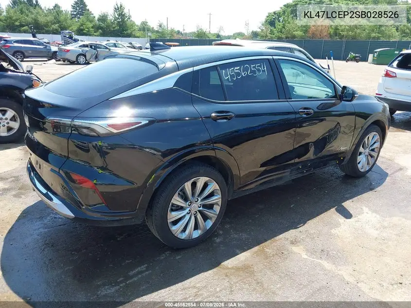 2025 Buick Envista Avenir Fwd VIN: KL47LCEP2SB028526 Lot: 45562554