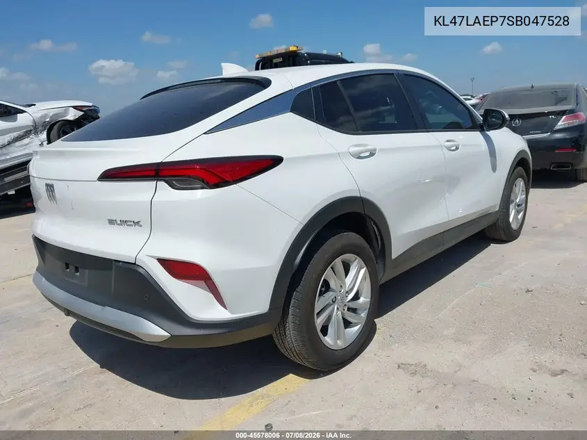 2025 Buick Envista Preferred Fwd VIN: KL47LAEP7SB047528 Lot: 45578006
