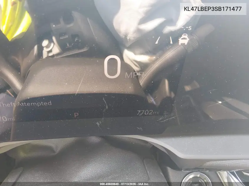 2025 Buick Envista Sport Touring Fwd VIN: KL47LBEP3SB171477 Lot: 45600649
