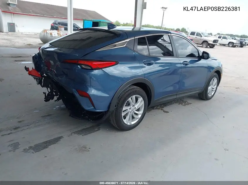 2025 Buick Envista Preferred Fwd VIN: KL47LAEP0SB226381 Lot: 45636671