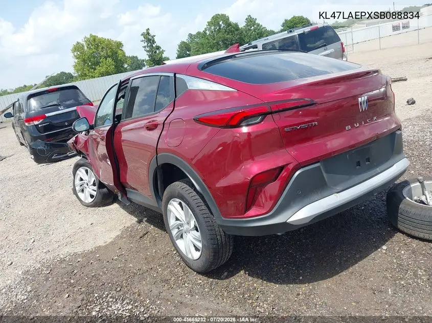 2025 Buick Envista Preferred Fwd VIN: KL47LAEPXSB088834 Lot: 45665232