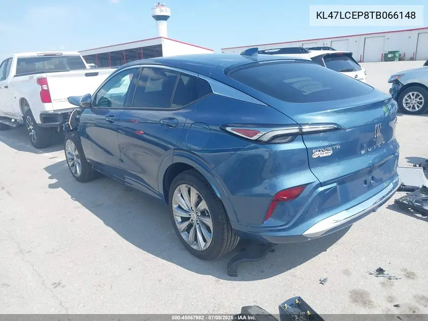 2026 Buick Envista Avenir Fwd VIN: KL47LCEP8TB066148 Lot: 45567982