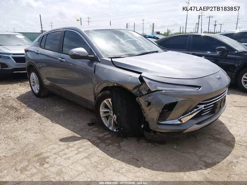 2026 Buick Envista Preferred Fwd VIN: KL47LAEP2TB183857 Lot: 45661265