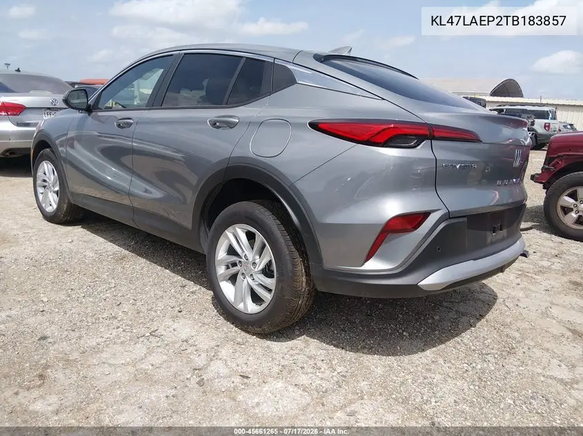 2026 Buick Envista Preferred Fwd VIN: KL47LAEP2TB183857 Lot: 45661265