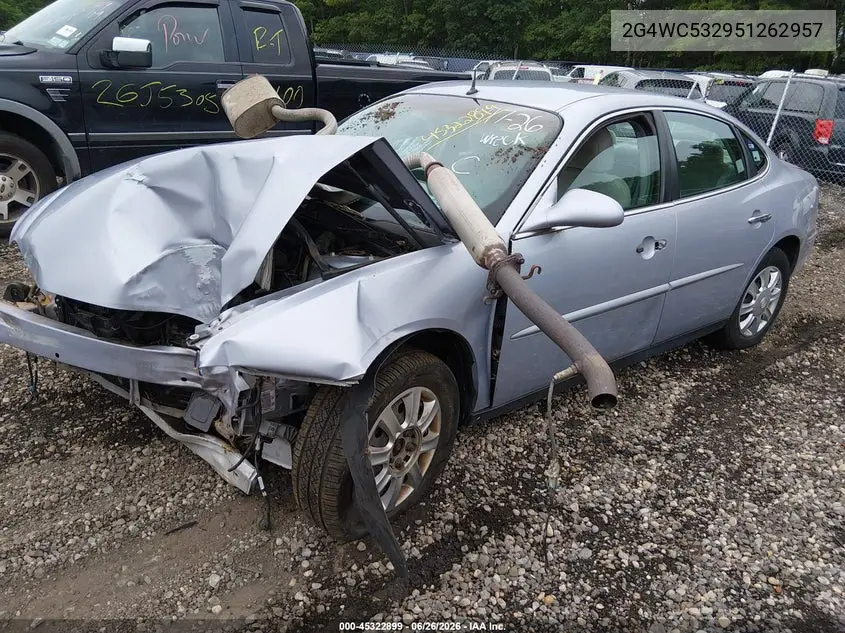 2005 Buick Lacrosse Cx VIN: 2G4WC532951262957 Lot: 45322899
