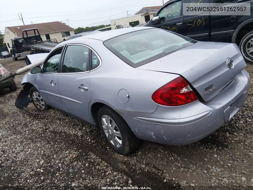 2005 Buick Lacrosse Cx VIN: 2G4WC532951262957 Lot: 45322899