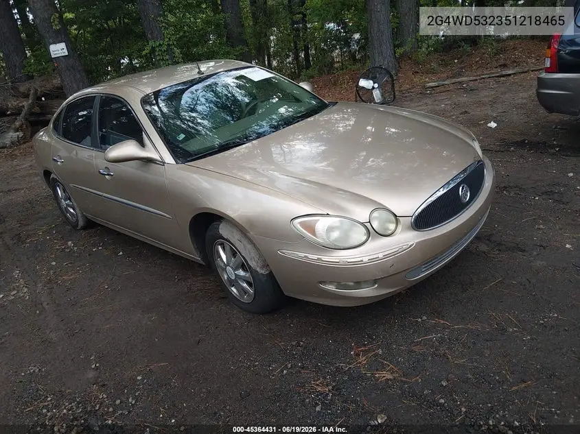 2005 Buick Lacrosse Cxl VIN: 2G4WD532351218465 Lot: 45364431
