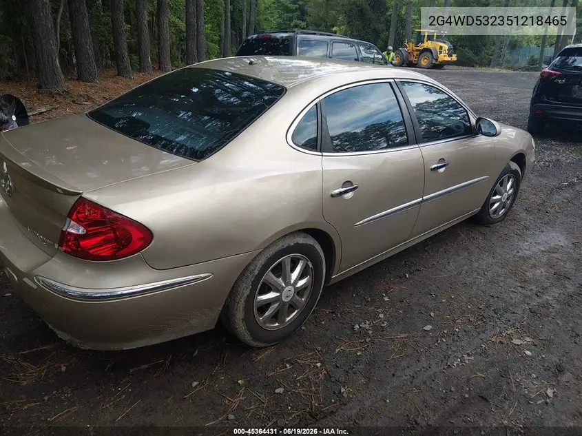 2005 Buick Lacrosse Cxl VIN: 2G4WD532351218465 Lot: 45364431