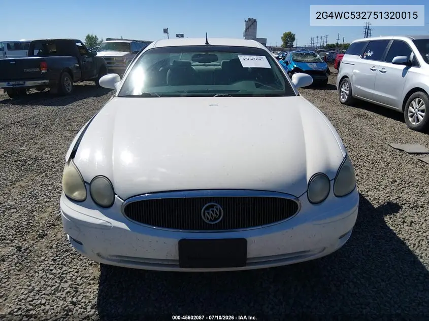 2005 Buick Lacrosse Cx VIN: 2G4WC532751320015 Lot: 45602087