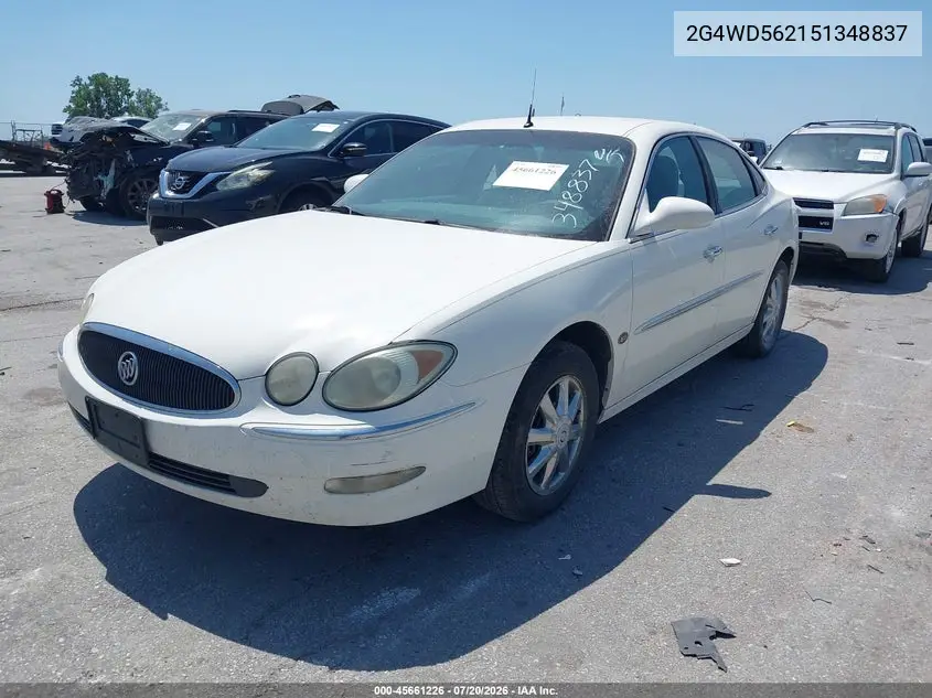 2005 Buick Lacrosse Cxl VIN: 2G4WD562151348837 Lot: 45661226