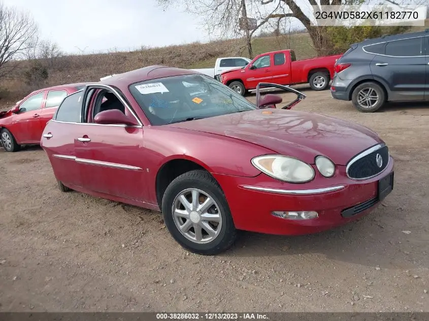 2G4WD582X61182770 2006 Buick Lacrosse Cxl
