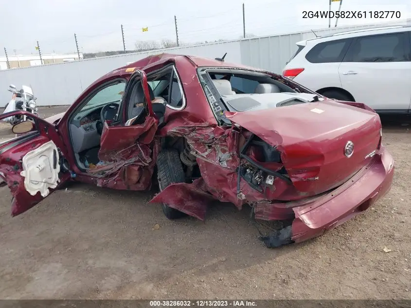 2G4WD582X61182770 2006 Buick Lacrosse Cxl