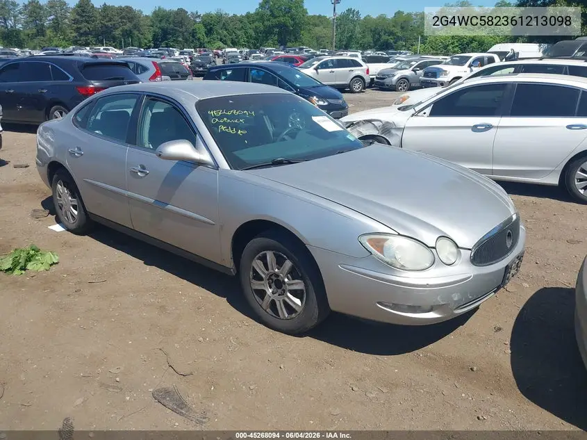 2006 Buick Lacrosse Cx VIN: 2G4WC582361213098 Lot: 45268094