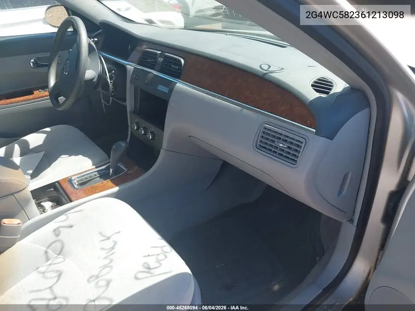 2006 Buick Lacrosse Cx VIN: 2G4WC582361213098 Lot: 45268094