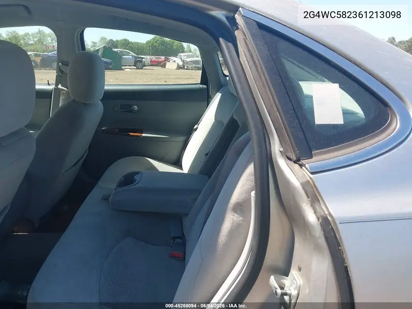 2006 Buick Lacrosse Cx VIN: 2G4WC582361213098 Lot: 45268094