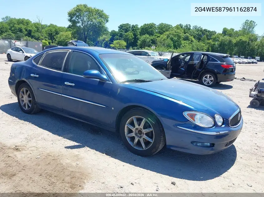 2006 Buick Lacrosse Cxs VIN: 2G4WE587961162874 Lot: 45300802