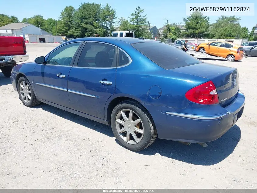 2006 Buick Lacrosse Cxs VIN: 2G4WE587961162874 Lot: 45300802