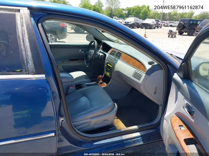 2006 Buick Lacrosse Cxs VIN: 2G4WE587961162874 Lot: 45300802