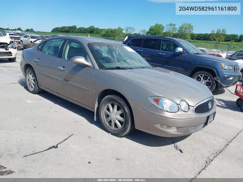 2006 Buick Lacrosse Cxl VIN: 2G4WD582961161800 Lot: 45414004