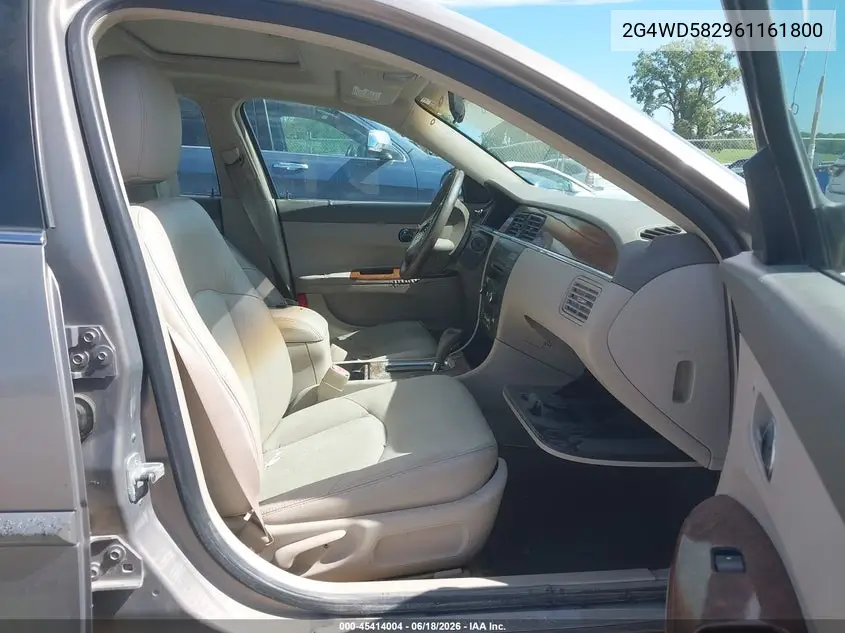 2006 Buick Lacrosse Cxl VIN: 2G4WD582961161800 Lot: 45414004