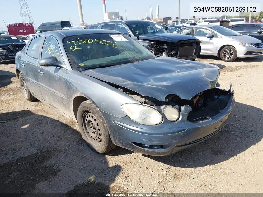 2006 Buick Lacrosse Cx VIN: 2G4WC582061259102 Lot: 45605020
