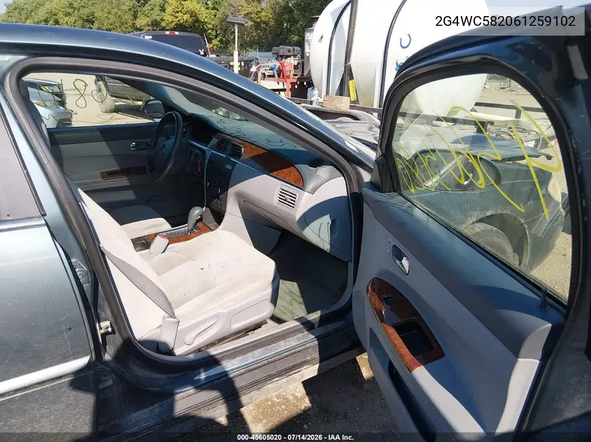 2006 Buick Lacrosse Cx VIN: 2G4WC582061259102 Lot: 45605020