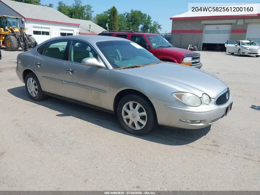 2006 Buick Lacrosse Cx VIN: 2G4WC582561200160 Lot: 45662639