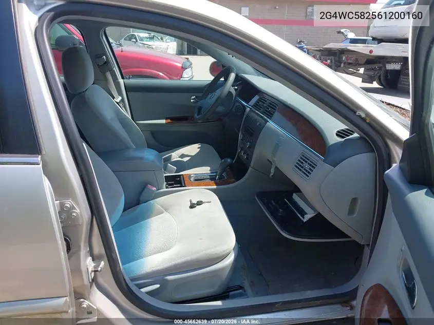 2006 Buick Lacrosse Cx VIN: 2G4WC582561200160 Lot: 45662639