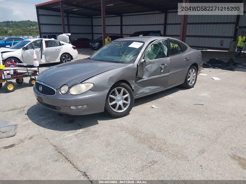 2007 Buick Lacrosse Cxl VIN: 2G4WD582271215200 Lot: 45335693
