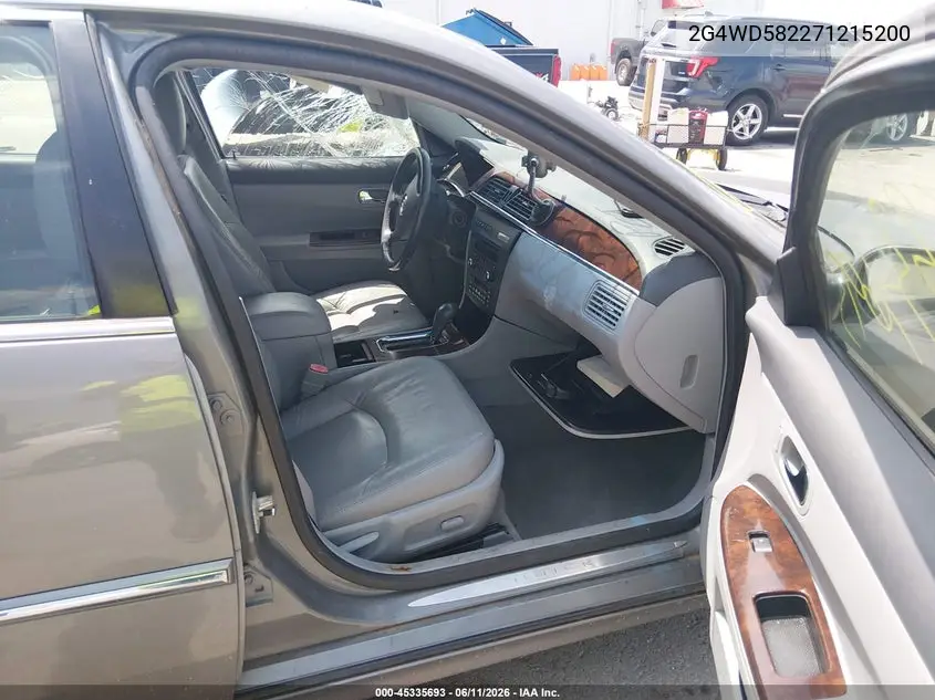 2007 Buick Lacrosse Cxl VIN: 2G4WD582271215200 Lot: 45335693