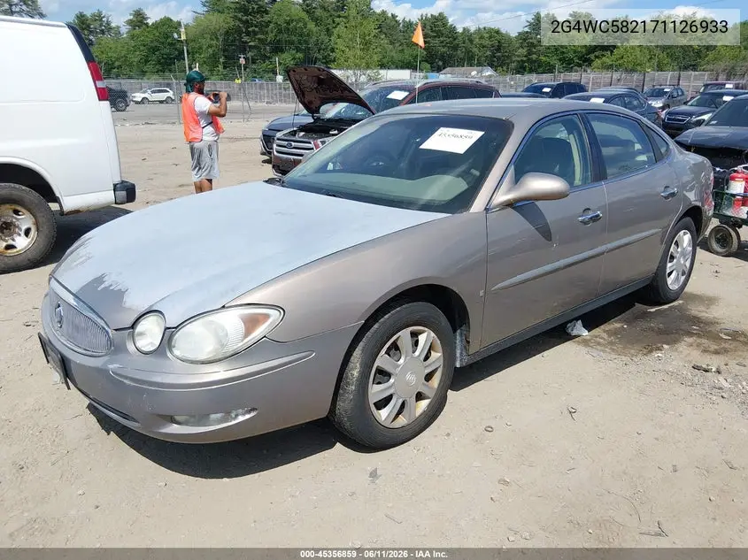 2007 Buick Lacrosse Cx VIN: 2G4WC582171126933 Lot: 45356859