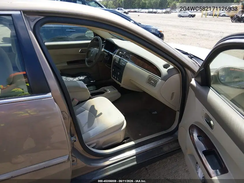 2007 Buick Lacrosse Cx VIN: 2G4WC582171126933 Lot: 45356859