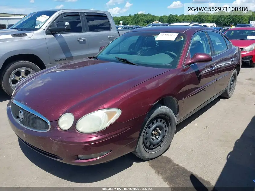 2007 Buick Lacrosse Cx VIN: 2G4WC552971100486 Lot: 45371127