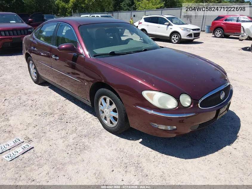 2007 Buick Lacrosse Cx VIN: 2G4WC582471222698 Lot: 45613680