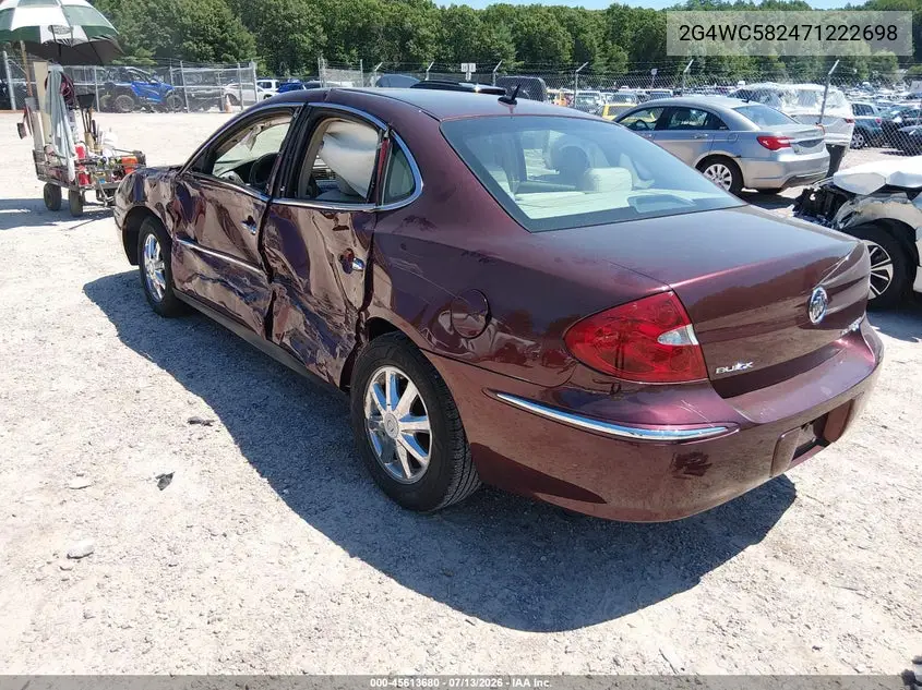 2007 Buick Lacrosse Cx VIN: 2G4WC582471222698 Lot: 45613680