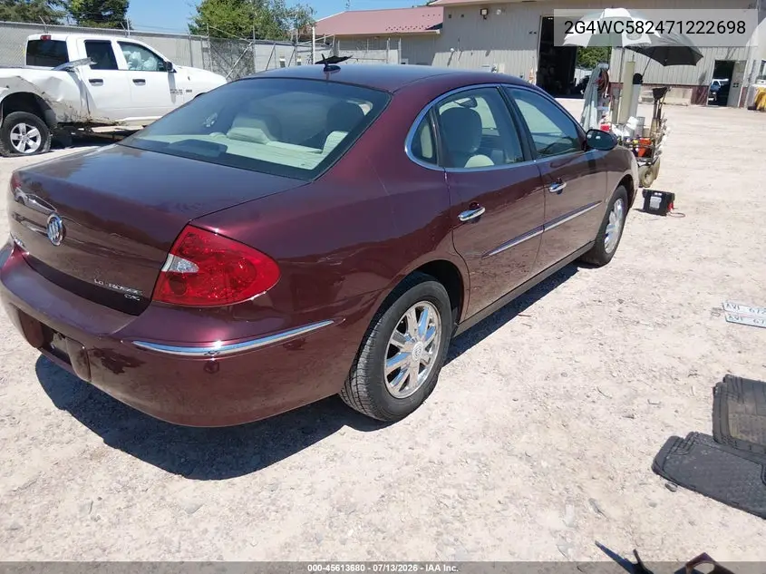 2007 Buick Lacrosse Cx VIN: 2G4WC582471222698 Lot: 45613680